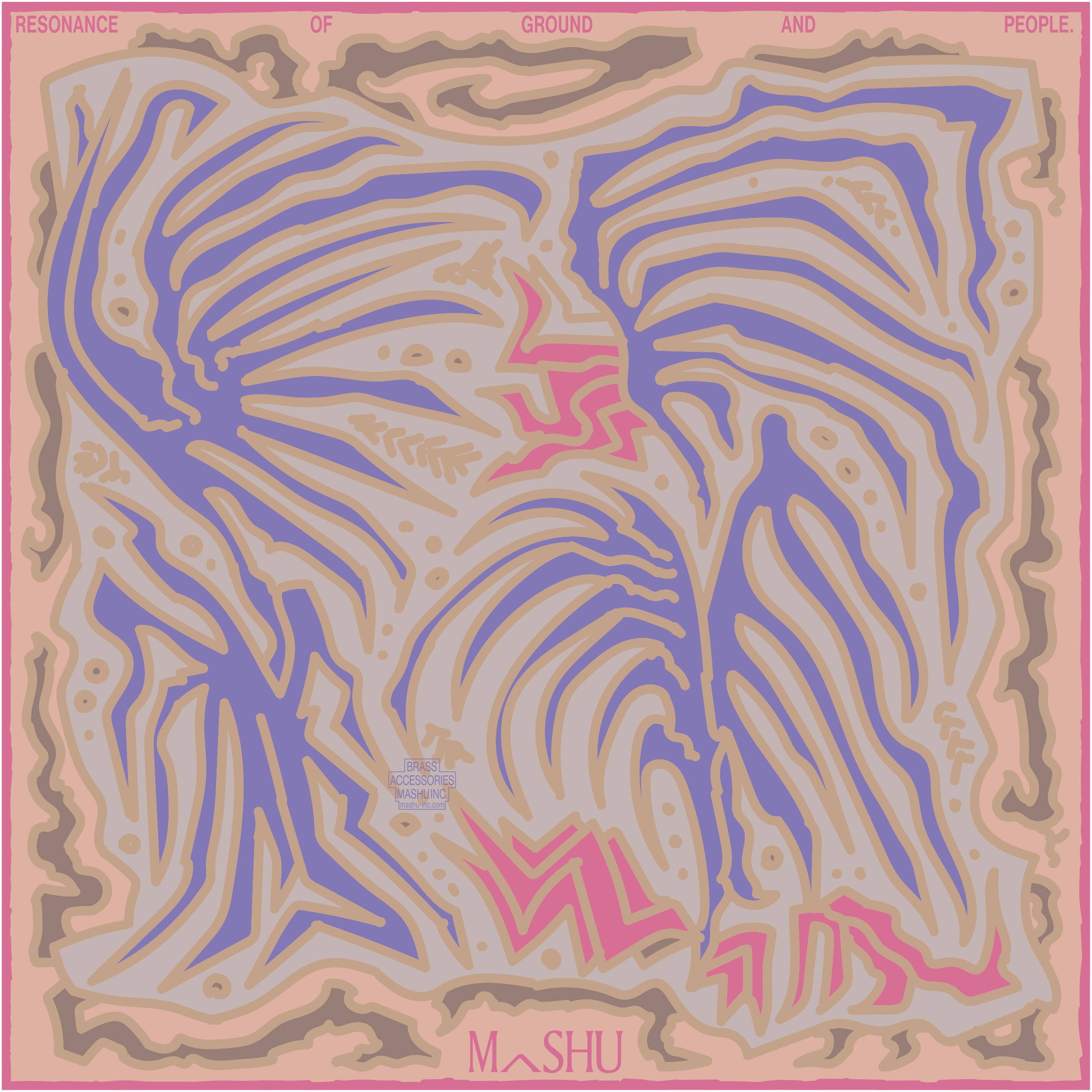 Furoshiki design, colorway 4 — Katsuhiro Uto
